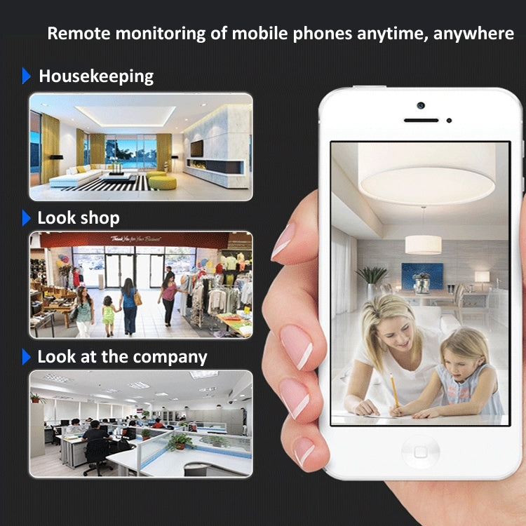 YH001 720P HD 1.0 MP Wireless IP Camera, Support Infrared Night Vision / Motion Detection / APP Control, EU Plug - Wireless Camera by buy2fix | Online Shopping UK | buy2fix