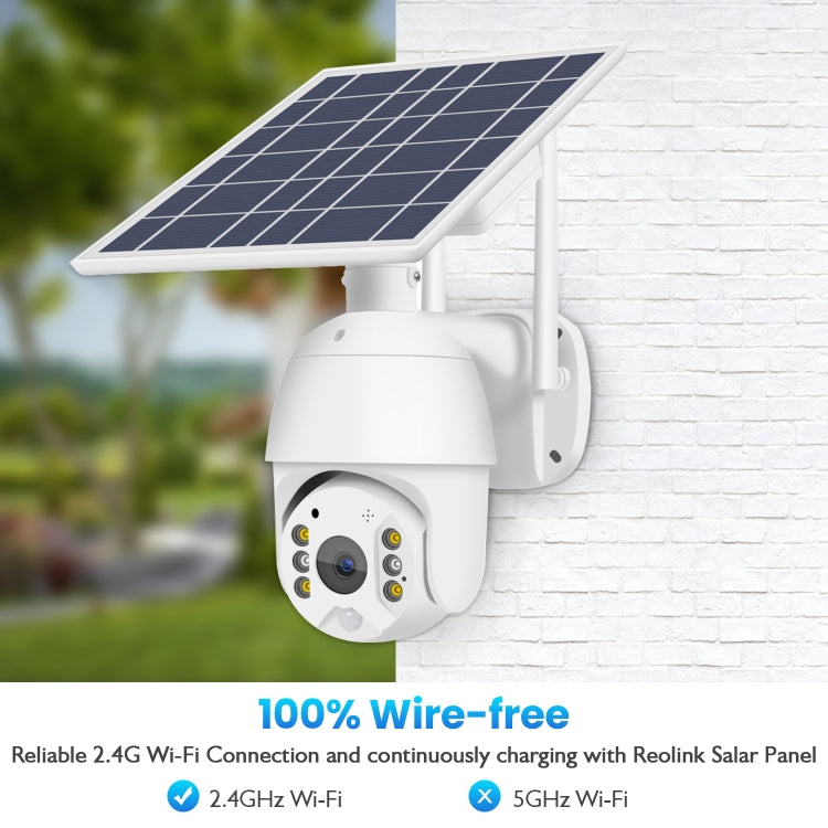 T16 1080P Full HD Solar Powered WiFi Camera, Support PIR Alarm, Night Vision, Two Way Audio, TF Card - Wireless Camera by buy2fix | Online Shopping UK | buy2fix