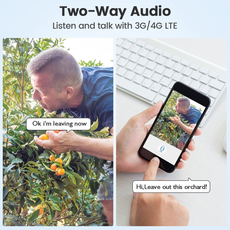 T20 1080P Full HD Solar Powered WiFi Camera, Support Motion Detection, Night Vision, Two Way Audio, TF Card - Wireless Camera by buy2fix | Online Shopping UK | buy2fix