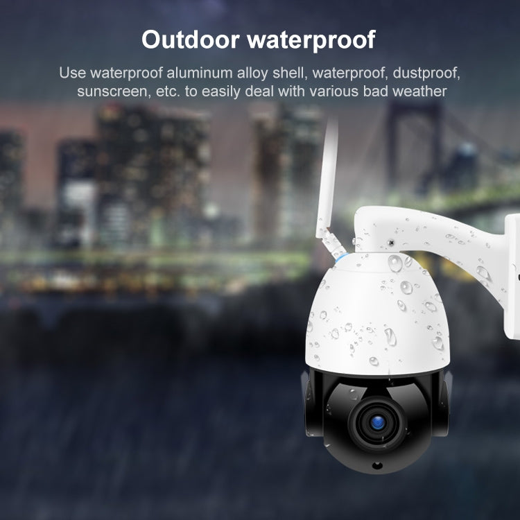 QX5 2.0 Million Pixels 1080P HD 20X Zoom Wireless WiFi Dome Smart Camera, Support Infrared Night Vision / Motion Detection / Voice Intercom / TF Card, US Plug - Dome Camera by buy2fix | Online Shopping UK | buy2fix
