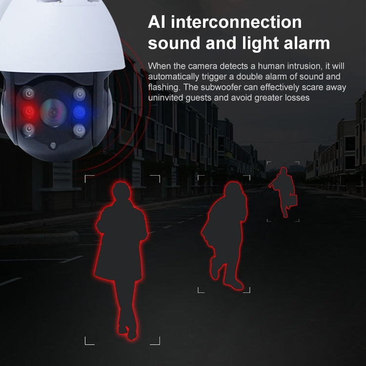 QX9 1080P IP65 Waterproof WiFi Smart Camera, Support Motion Detection / TF Card / Two-way Voice, EU Plug - Dome Camera by buy2fix | Online Shopping UK | buy2fix