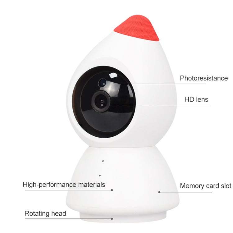 YT43 2 Million Pixels HD Wireless Indoor Home Little Red Riding Hood Camera, Support Motion Detection & Infrared Night Vision & Micro SD Card(AU Plug) - Wireless Camera by buy2fix | Online Shopping UK | buy2fix