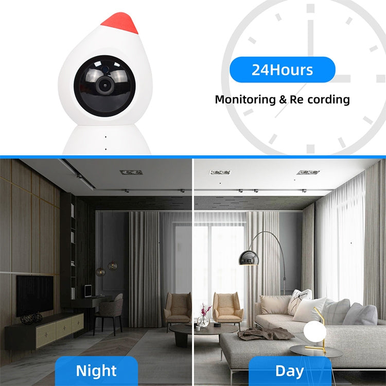 YT43 2 Million Pixels HD Wireless Indoor Home Little Red Riding Hood Camera, Support Motion Detection & Infrared Night Vision & Micro SD Card(AU Plug) - Wireless Camera by buy2fix | Online Shopping UK | buy2fix