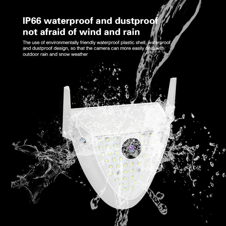 DP16 2.0 Megapixel 42 LEDs Garden Light Smart Camera, Support Motion Detection / Night Vision / Voice Intercom / TF Card, EU Plug - Light Bulb Camera by buy2fix | Online Shopping UK | buy2fix