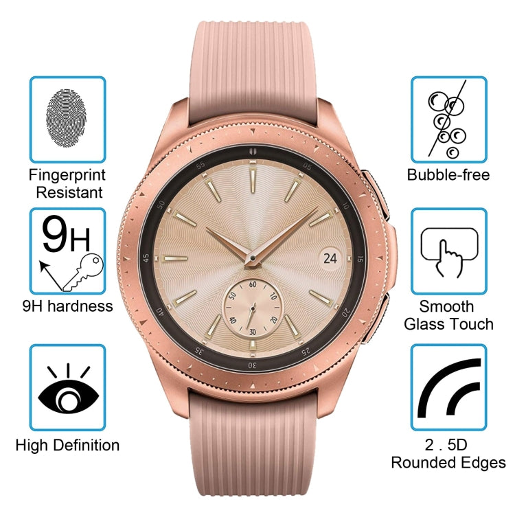 ENKAY Hat-Prince 0.2mm 9H 2.15D Curved Edge Tempered Glass Film for Galaxy Watch 42mm - Screen Protector by ENKAY | Online Shopping UK | buy2fix