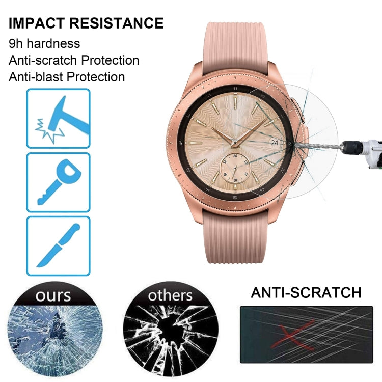 ENKAY Hat-Prince 0.2mm 9H 2.15D Curved Edge Tempered Glass Film for Galaxy Watch 42mm - Screen Protector by ENKAY | Online Shopping UK | buy2fix