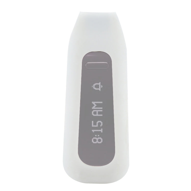 For Fitbit One Smart Watch Clip Style Silicone Case, Size: 6x2.2x1.5cm(White) - Watch Bands by buy2fix | Online Shopping UK | buy2fix