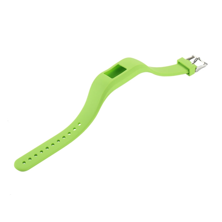 For Garmin Vivofit 3 Smart Watch Silicone Watch Band, Length: about 24.2cm(Green) - Watch Bands by buy2fix | Online Shopping UK | buy2fix