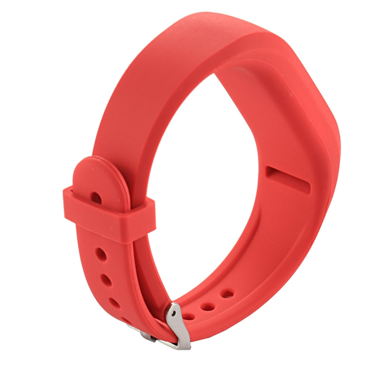 For Garmin Vivofit 3 Smart Watch Silicone Watch Band, Length: about 24.2cm(Red) - Watch Bands by buy2fix | Online Shopping UK | buy2fix
