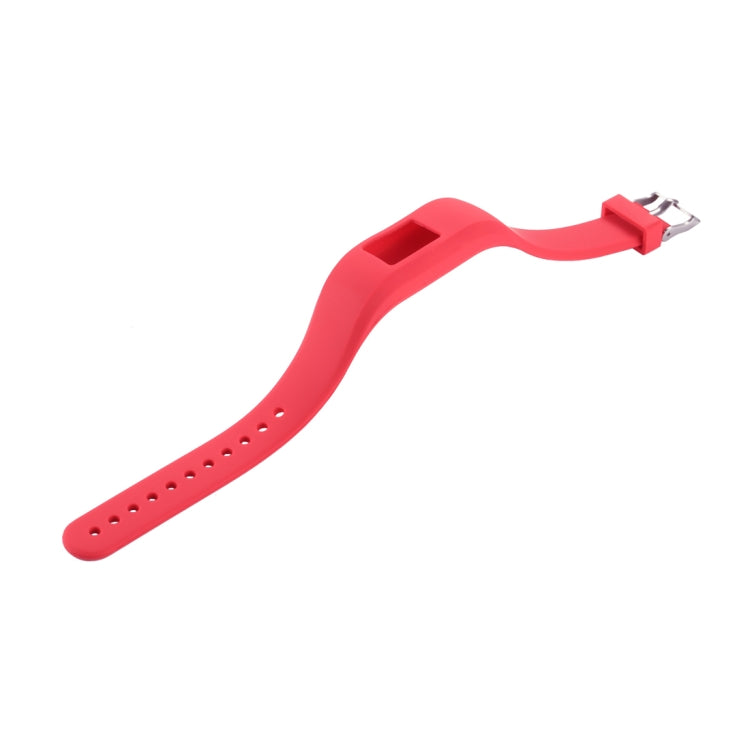 For Garmin Vivofit 3 Smart Watch Silicone Watch Band, Length: about 24.2cm(Red) - Watch Bands by buy2fix | Online Shopping UK | buy2fix