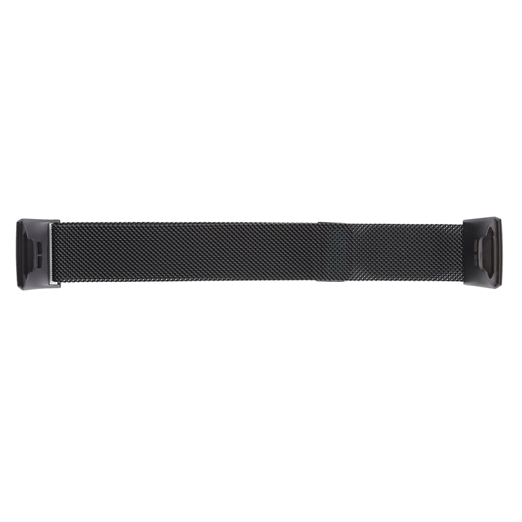 Metal Watch Band for Fitbit Charge 3(Black) - Watch Bands by buy2fix | Online Shopping UK | buy2fix