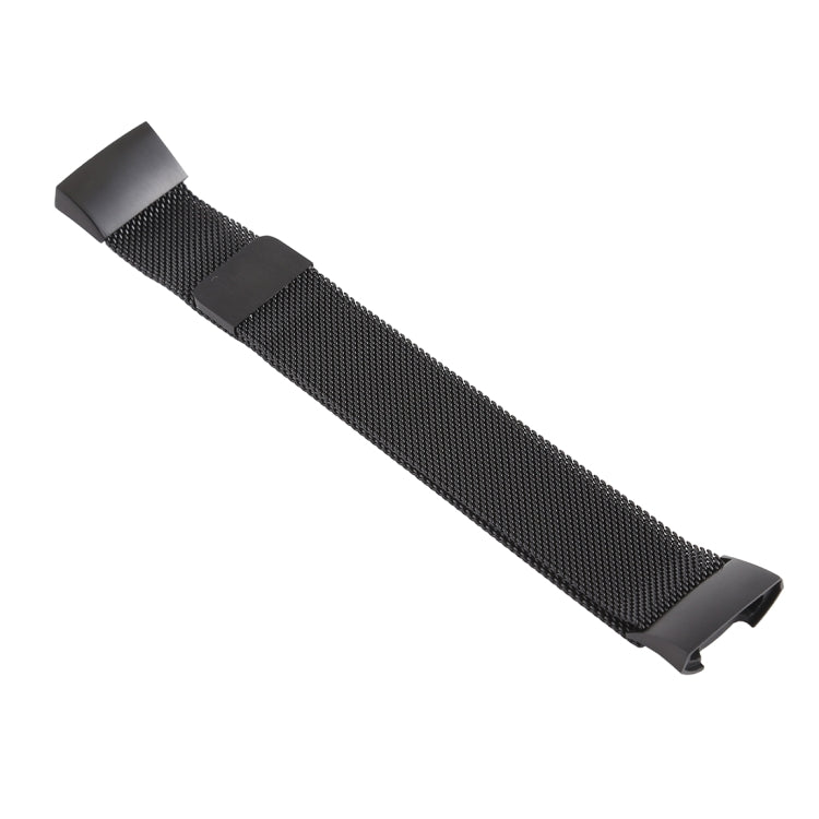 Metal Watch Band for Fitbit Charge 3(Black) - Watch Bands by buy2fix | Online Shopping UK | buy2fix