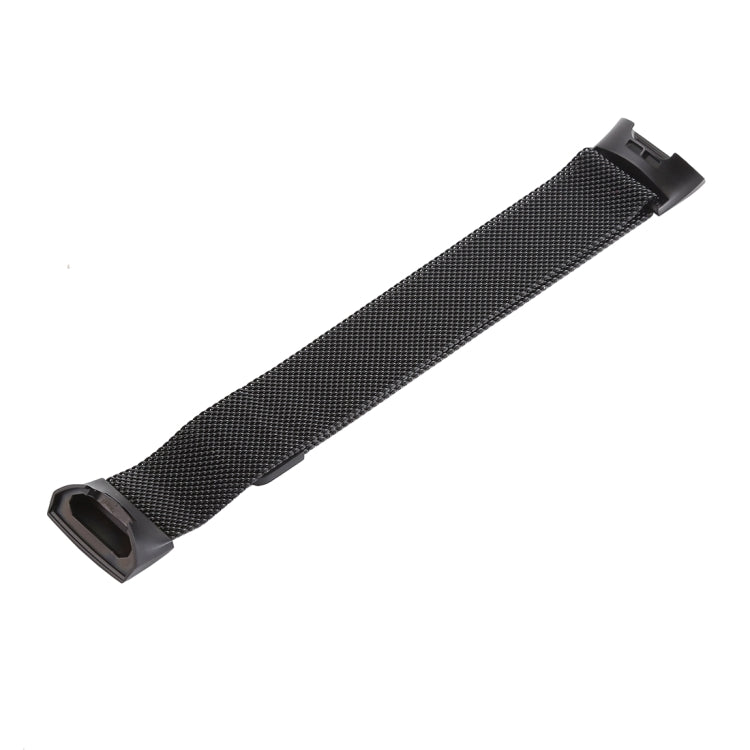 Metal Watch Band for Fitbit Charge 3(Black) - Watch Bands by buy2fix | Online Shopping UK | buy2fix