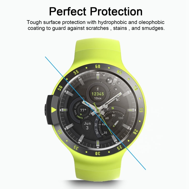 ENKAY Hat-Prince 0.2mm 9H 2.15D Curved Edge Tempered Glass Film for TicWatch S - Screen Protector by ENKAY | Online Shopping UK | buy2fix