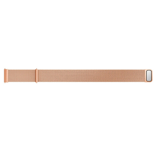 Milanis Magnetic Stainless Steel Mesh Wrist Strap WatchBand for Galaxy Watch Active 20mm(Rose Gold) by buy2fix