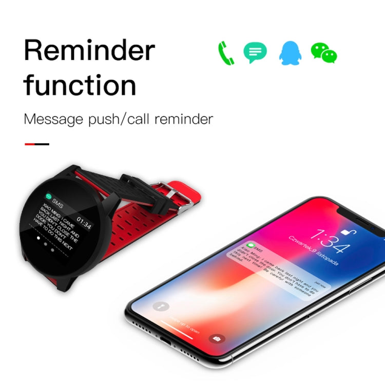 KY108 1.3 inches 240x240 Resolution Smart Bracelet IP67 Waterproof, Support Call Reminder /Heart Rate Monitoring /Sleep Monitoring /Blood Pressure Monitoring /Blood Oxygen Monitoring (Green) by buy2fix