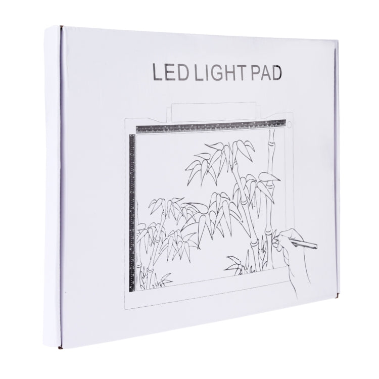 A4-19 6.5W Three Level of Brightness Dimmable A4 LED Drawing Sketchpad Light Pad with USB Cable (White) by buy2fix