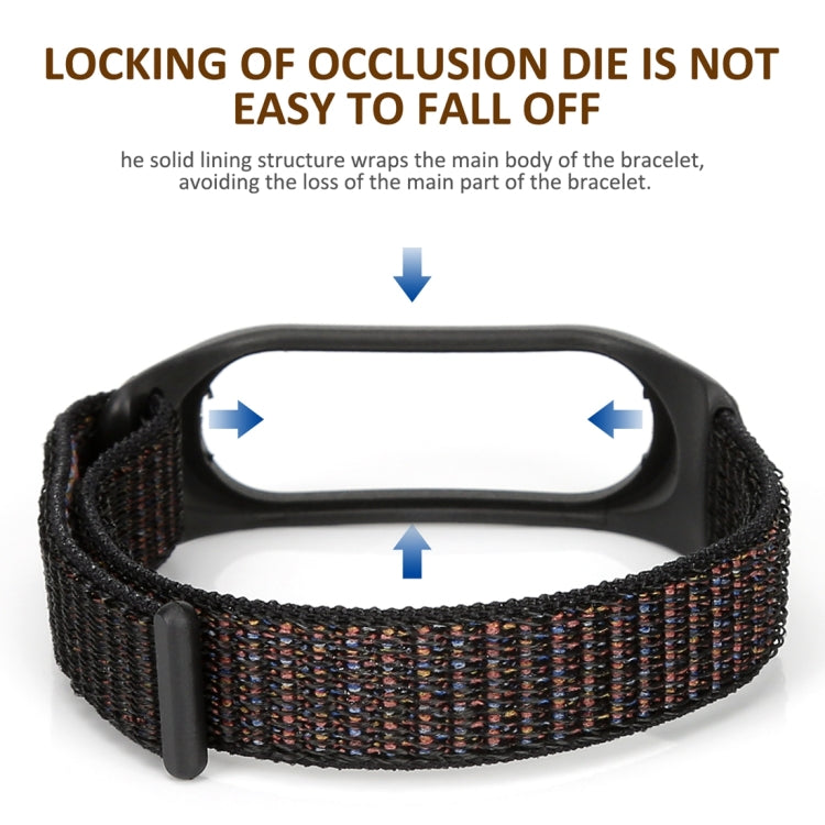 Smart Watch Nylon Woven Watch Band for Xiaomi Mi Band 3 / 4(Colour) - Watch Bands by buy2fix | Online Shopping UK | buy2fix