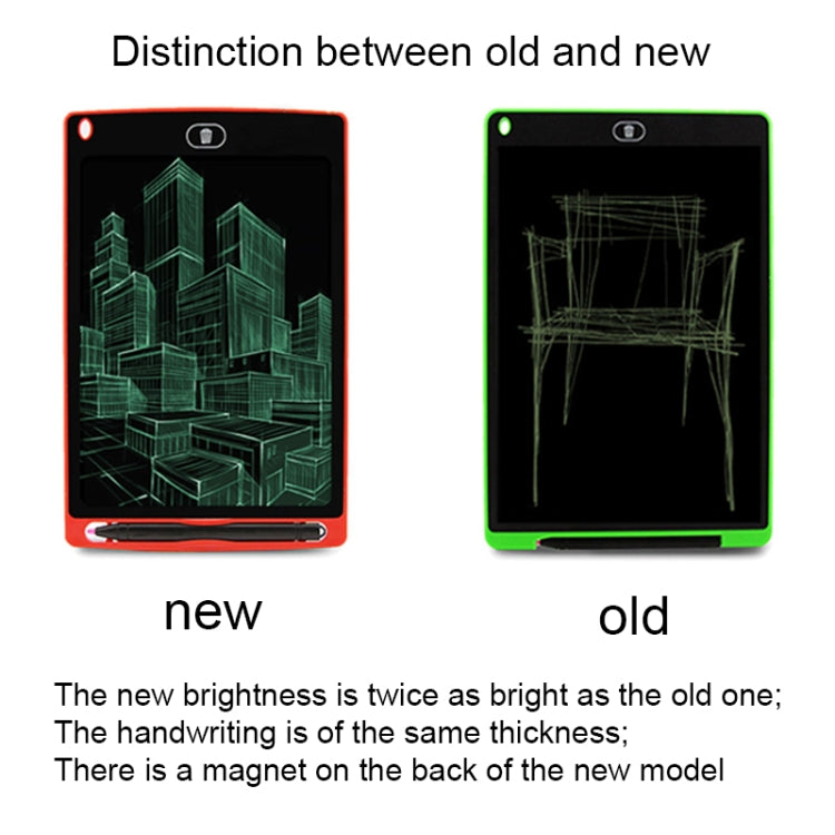 Portable 8.5 inch LCD Writing Tablet Drawing Graffiti Electronic Handwriting Pad Message Graphics Board Draft Paper with Writing Pen(White) - by buy2fix | Online Shopping UK | buy2fix