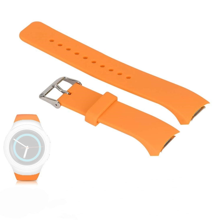 Solid Color Watch Band for Galaxy Gear S2 R720(Orange) - Watch Bands by buy2fix | Online Shopping UK | buy2fix