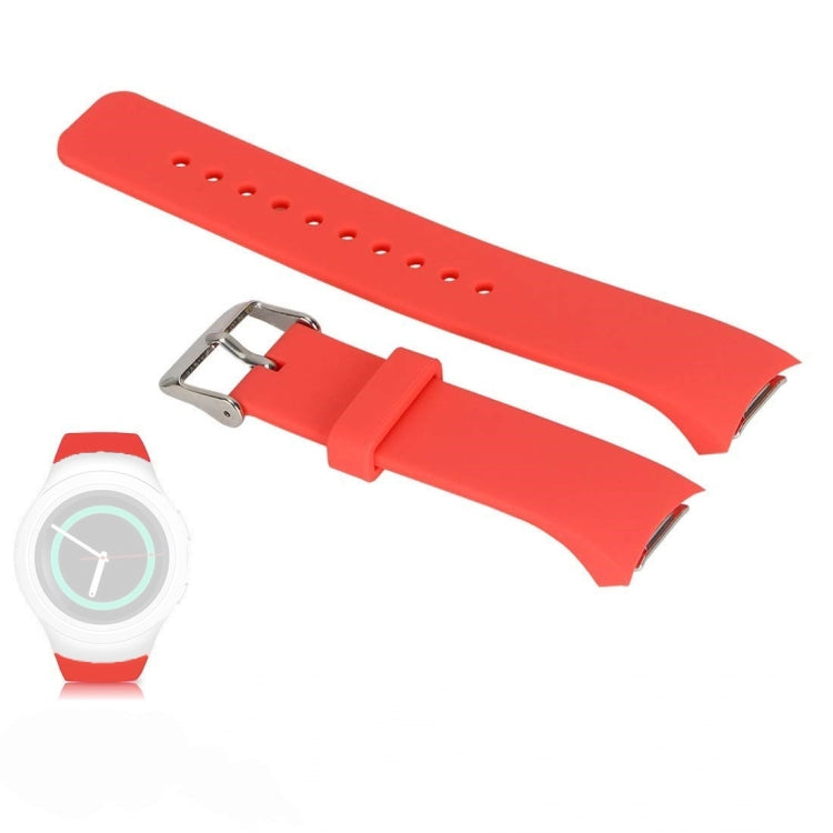 Solid Color Watch Band for Galaxy Gear S2 R720(Melon Red) - Watch Bands by buy2fix | Online Shopping UK | buy2fix