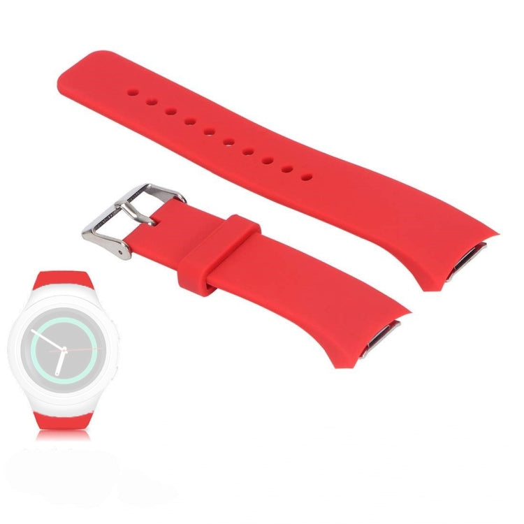 Solid Color Watch Band for Galaxy Gear S2 R720(Red) - Watch Bands by buy2fix | Online Shopping UK | buy2fix
