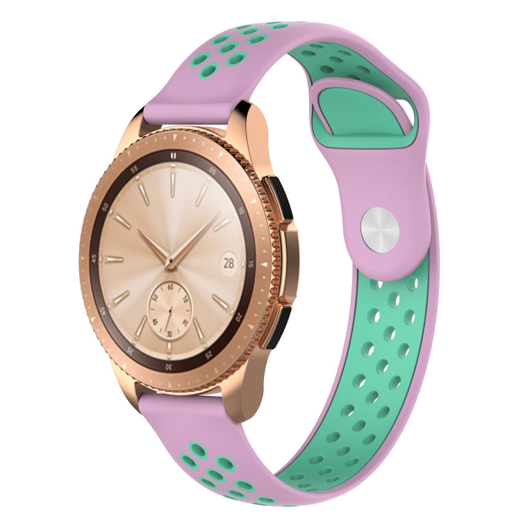Double Color Watch Band for Galaxy Watch 42mm(Pink) - Watch Bands by buy2fix | Online Shopping UK | buy2fix