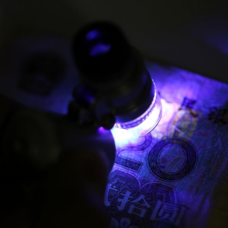 Mini Portable 60X Jewelry Appraisal Microscope with LED Light & Currency Detecting Function by buy2fix