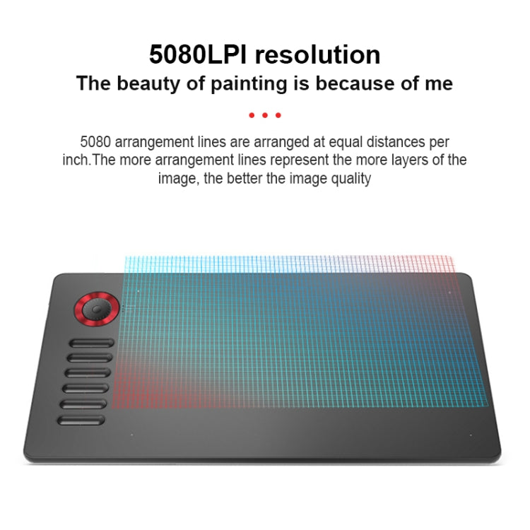 VEIKK A15PRO 10x6 inch 5080 LPI Type-C Interface Smart Touch Electronic Graphic Tablet (Grey) - by VEIKK | Online Shopping UK | buy2fix