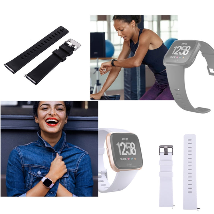 For Fitbit Versa / Versa 2 Simple Fashion Silicone Watch Band(Green) by buy2fix