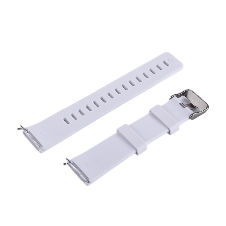 For Fitbit Versa / Versa 2 Simple Fashion Silicone Watch Band(White) - Watch Bands by buy2fix | Online Shopping UK | buy2fix