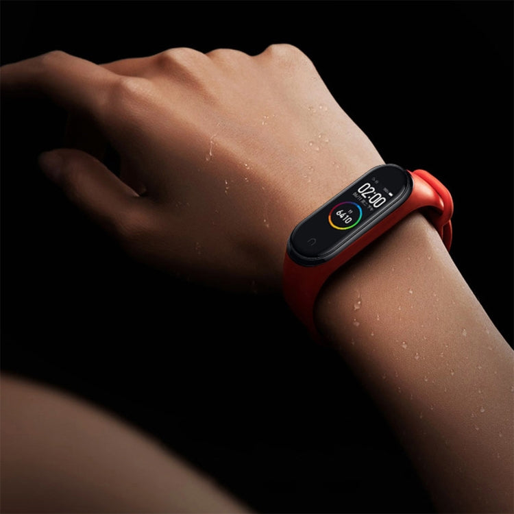 Pure Color Soft TPU Watch Bands for Xiaomi Mi Band 4, Host Not Included(Black) - Watch Bands by buy2fix | Online Shopping UK | buy2fix