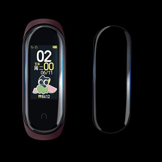 5 PCS PET Soft Screen Protective Film for Xiaomi Mi Band 5/6 by buy2fix