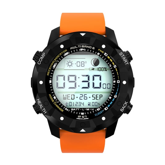 S3 1.39 inch OLED Screen Display Bluetooth Smart Watch, IP67 Waterproof, Support Compass / Heart Rate Monitor / SIM Card / GPS Navigation, Compatible with Android and iOS Phones(Orange) by buy2fix