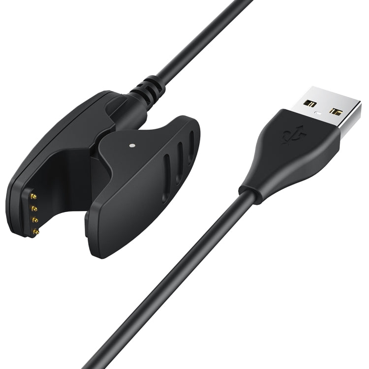 For Suunto Ambit3 Vertical Smart Watch Charger Cable Clamp, Cable Length: 1m(Black) - by buy2fix | Online Shopping UK | buy2fix