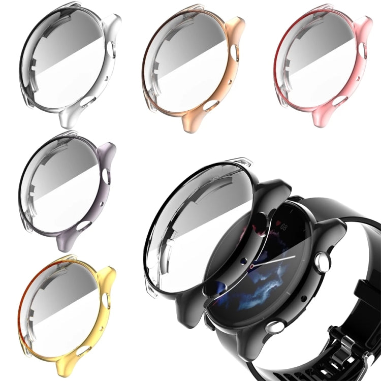 For Amazfit GTR 3 / GTR 3 Pro Full Coverage TPU Electroplating Watch Case(Rose Gold) - Watch Cases by buy2fix | Online Shopping UK | buy2fix