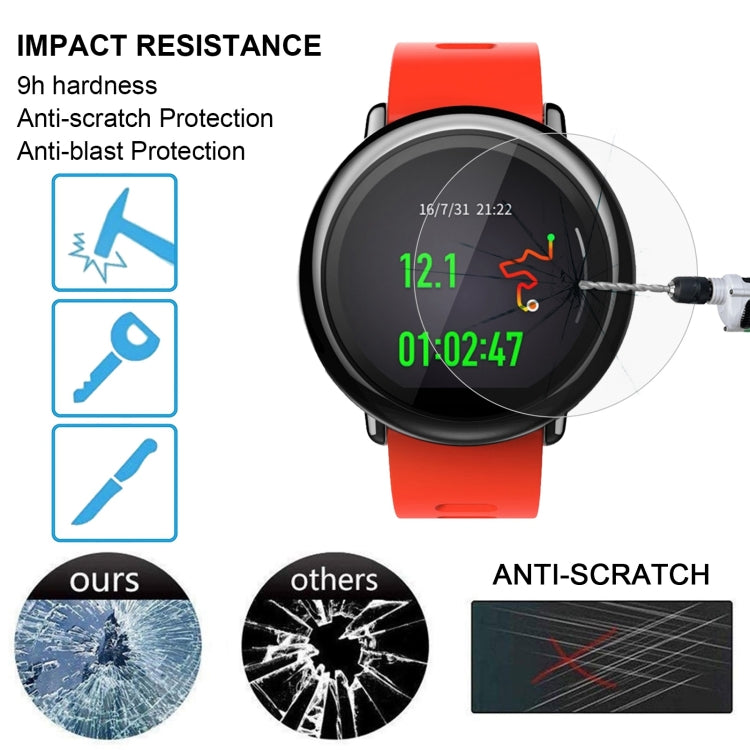 ENKAY Hat-Prince for Xiaomi Huami AMAZFIT Smart Watch 0.2mm 9H Surface Hardness 2.15D Explosion-proof Tempered Glass Full Screen Film - Screen Protector by ENKAY | Online Shopping UK | buy2fix