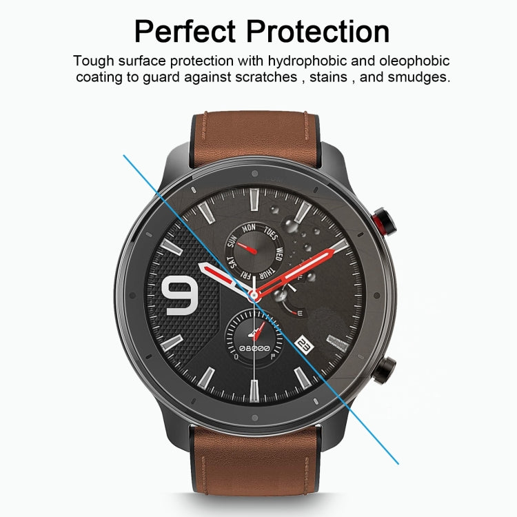 For Amazfit GTR 47mm 0.26mm 2.5D 9H Tempered Glass Film Screen Protector - Screen Protector by buy2fix | Online Shopping UK | buy2fix