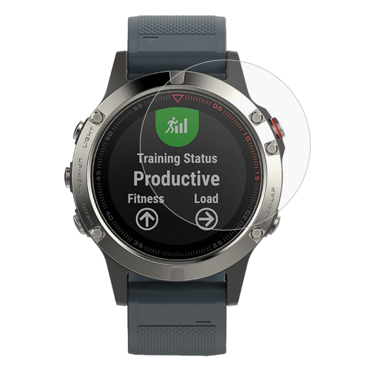 For Garmin Fenix 5 0.26mm 2.5D 9H Tempered Glass Film Screen Protector - Screen Protector by buy2fix | Online Shopping UK | buy2fix