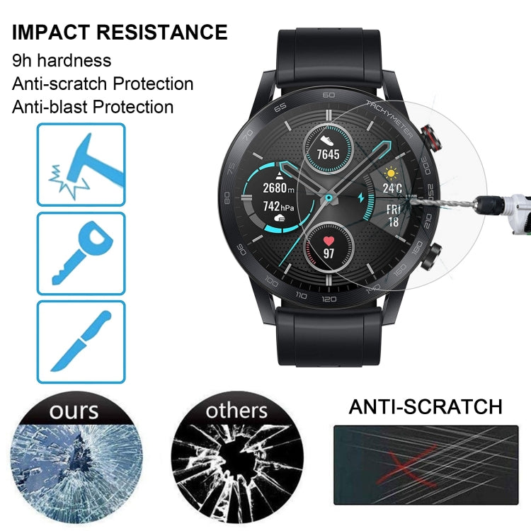 For Huawei Honor Magic Watch2 0.26mm 2.5D 9H Tempered Glass Film Screen Protector - Screen Protector by buy2fix | Online Shopping UK | buy2fix