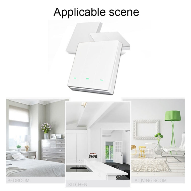 2 Buttons Intelligent Switch Smart Wall Switch (White) by buy2fix