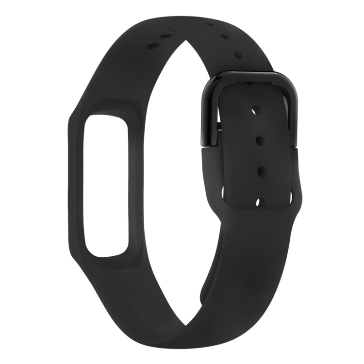 Smart Watch Pure Color Silicone Watch Band for Galaxy Fit-e(Black) - Watch Bands by buy2fix | Online Shopping UK | buy2fix