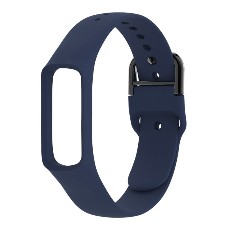 Smart Watch Pure Color Silicone Watch Band for Galaxy Fit-e(Dark Blue) - Watch Bands by buy2fix | Online Shopping UK | buy2fix
