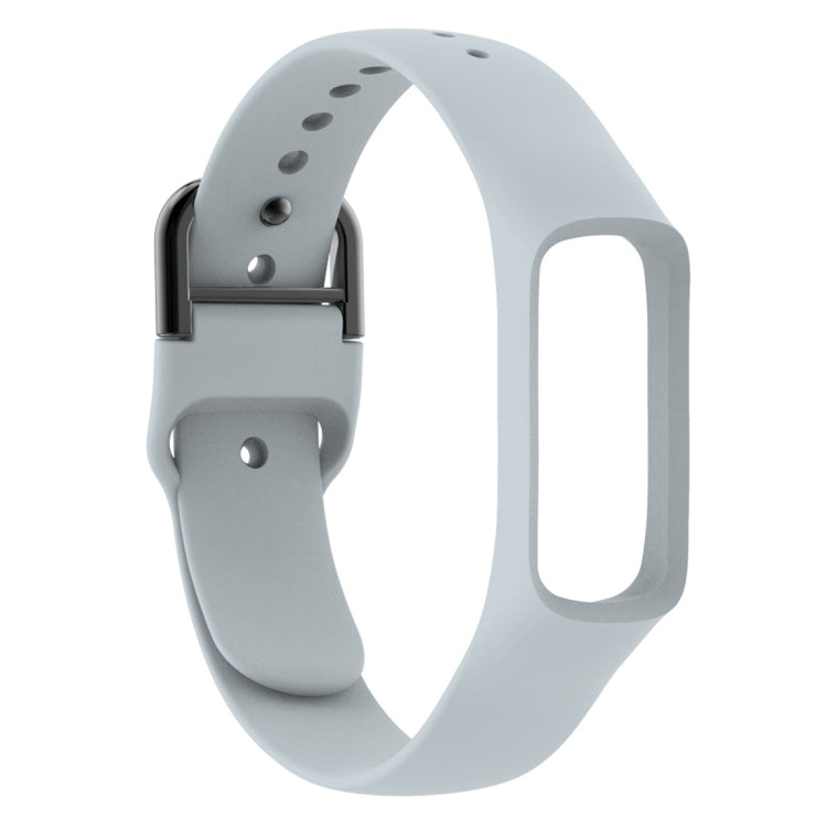 Smart Watch Pure Color Silicone Watch Band for Galaxy Fit-e(Grey) - Watch Bands by buy2fix | Online Shopping UK | buy2fix