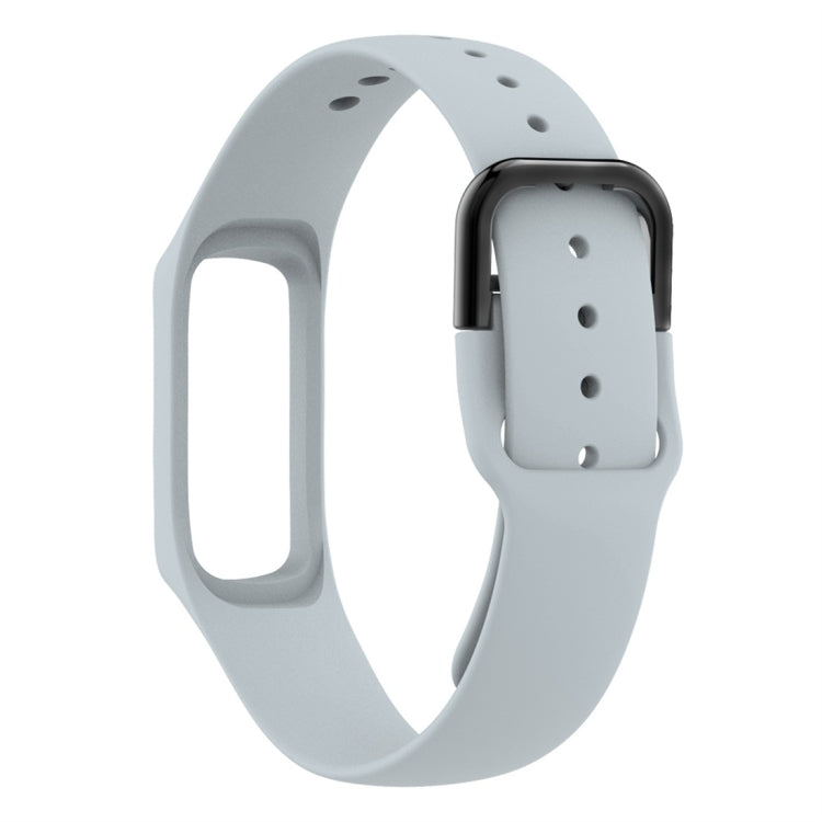 Smart Watch Pure Color Silicone Watch Band for Galaxy Fit-e(Grey) - Watch Bands by buy2fix | Online Shopping UK | buy2fix
