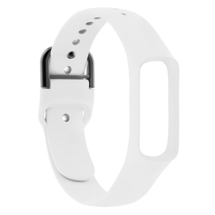 Smart Watch Pure Color Silicone Watch Band for Galaxy Fit-e(White) - Watch Bands by buy2fix | Online Shopping UK | buy2fix