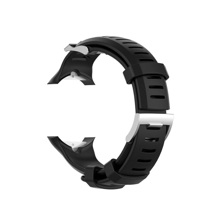 Smart Watch Silicone Watch Band for Suunto D6i(Black) - by buy2fix | Online Shopping UK | buy2fix