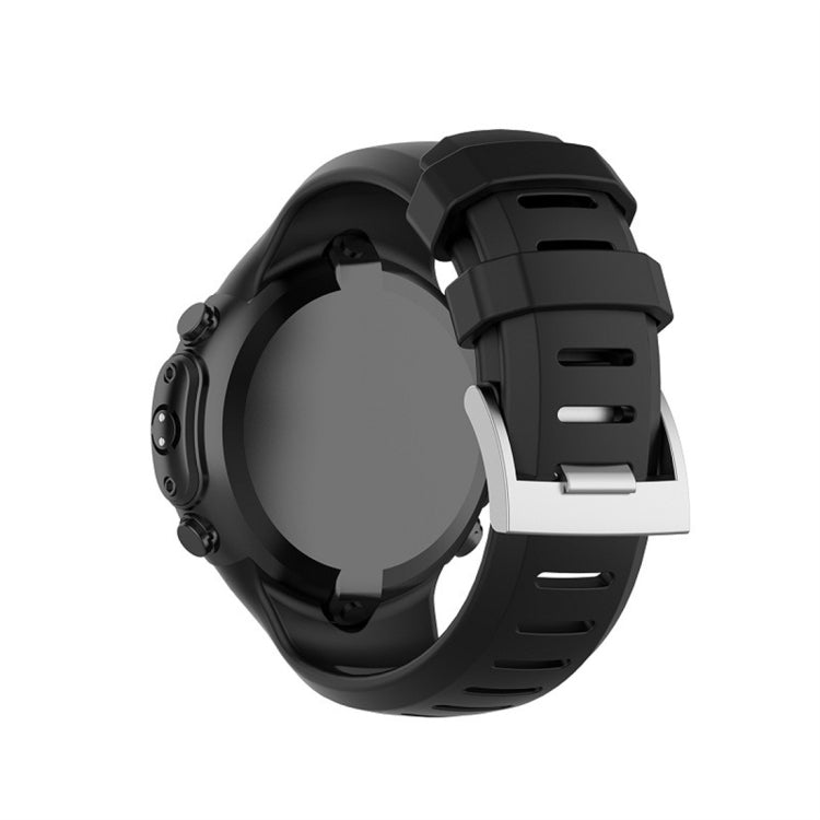 Smart Watch Silicone Watch Band for Suunto D6i(Black) - by buy2fix | Online Shopping UK | buy2fix