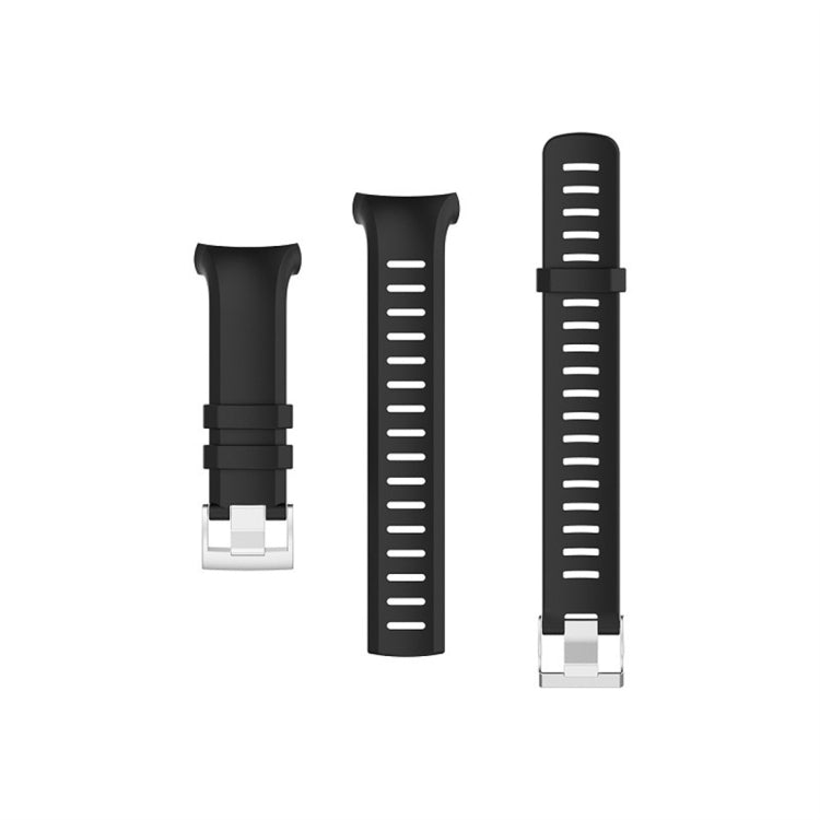 Smart Watch Silicone Watch Band for Suunto D6i(Black) - by buy2fix | Online Shopping UK | buy2fix