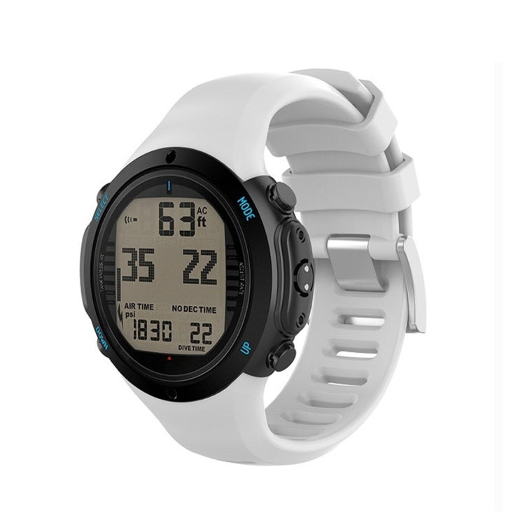 Smart Watch Silicone Watch Band for Suunto D6i(White) - by buy2fix | Online Shopping UK | buy2fix